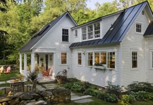 Metal Roofing Installation on a traditional house