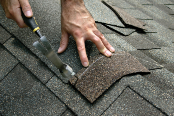 Installation of new roofing