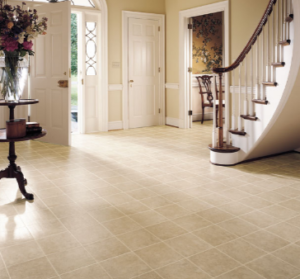 Tile flooring installation