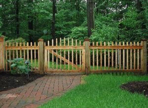 Wooden Picket Fencing