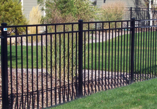 wrought iron fence installation